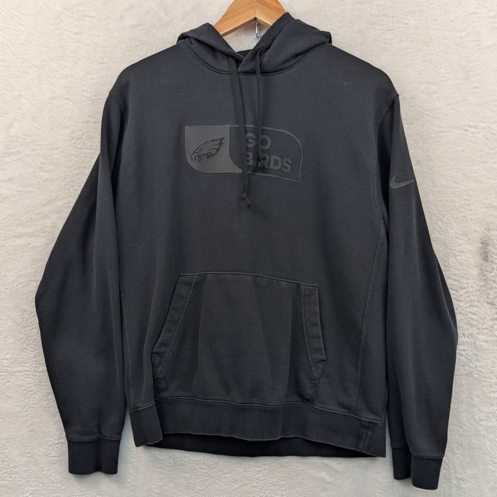 Nike Philadelphia Eagles Hoodie Men's M Black Go Birds NFL Football Sportswear
